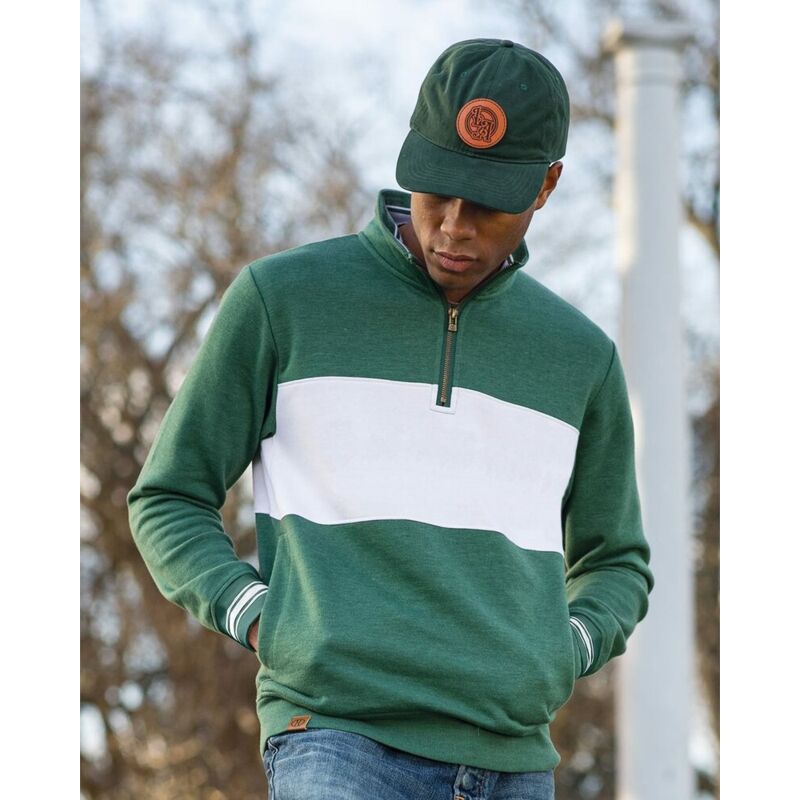Men's All-American Fleece Colorblocked Quarter-Zip Sweatshirt Thumbnail