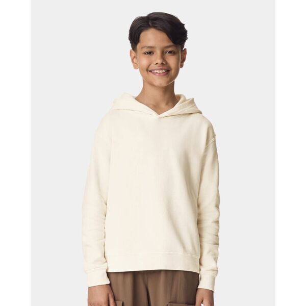 Youth Garment-Dyed Lightweight Fleece Hooded Sweatshirt Thumbnail