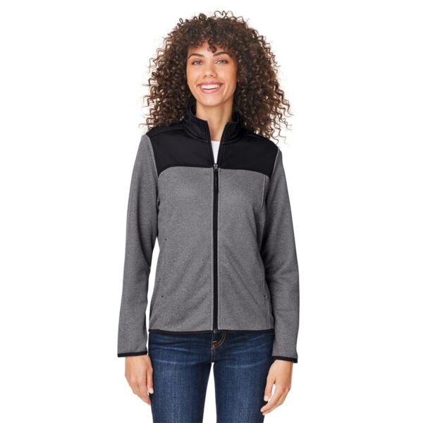 Women's Venture Heathered Stripe Hybrid Jacket Thumbnail