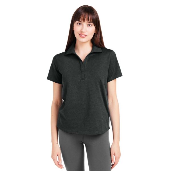 Women's Fairway Marbled Jersey Polo Thumbnail