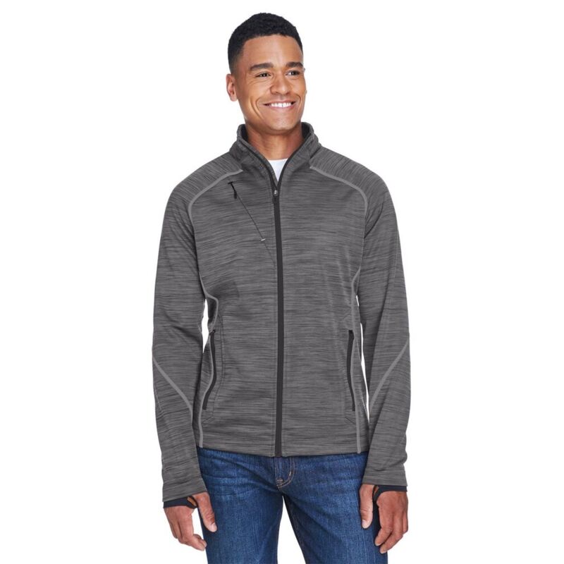 Men's Flux Mélange Bonded Fleece Jacket Thumbnail