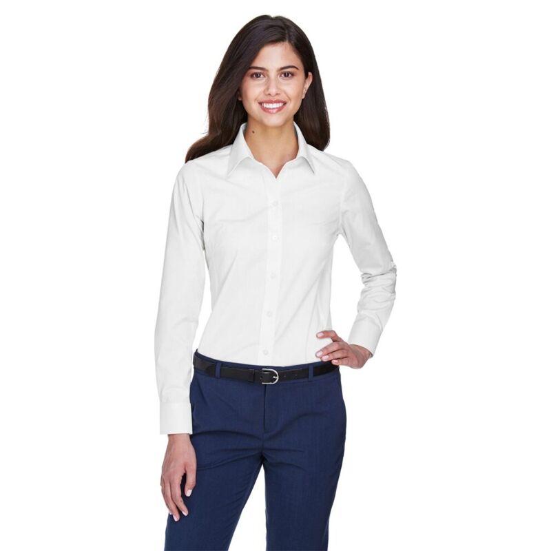 Women's Crown Collection® Oxford Woven Dress Shirt Thumbnail