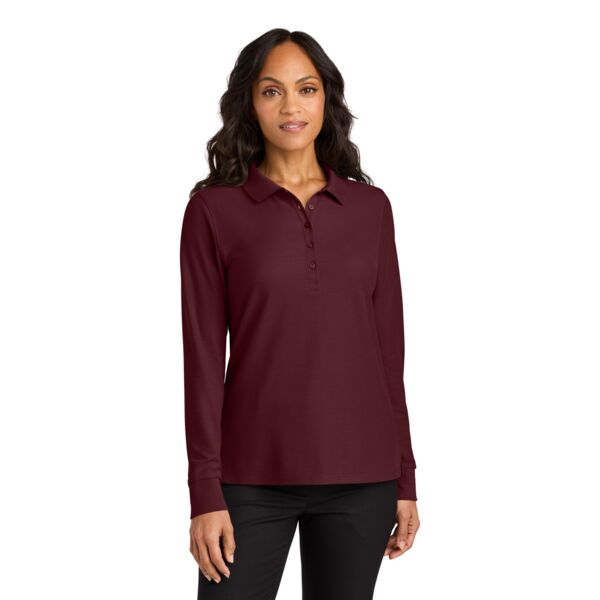 Women's Wearever Signature Pique Long Sleeve Polo Thumbnail