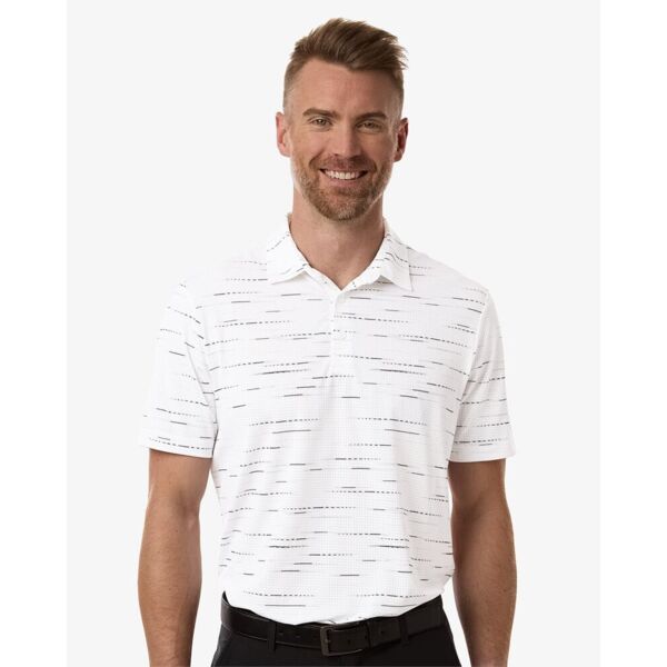 Men's Ultimate365 Mesh Glimmer Print Polo Thumbnail