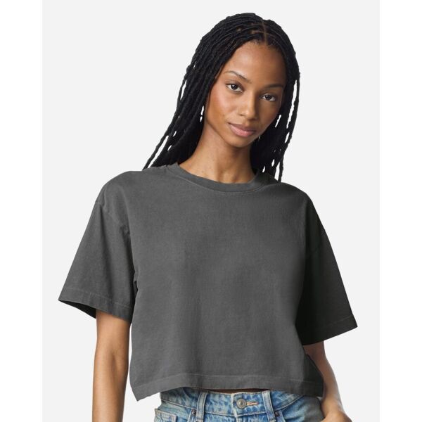 Women's Garment-Dyed Heavyweight Cropped Tee Thumbnail
