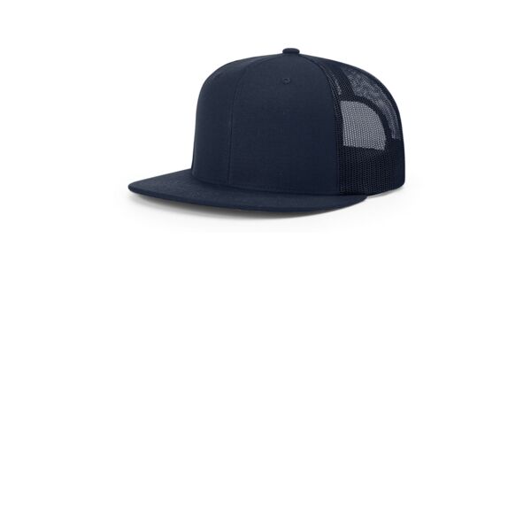 Acrylic Wool Blend Flatbill Trucker Thumbnail