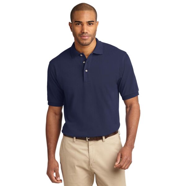 Tall Heavyweight Cotton Pique Polo Thumbnail