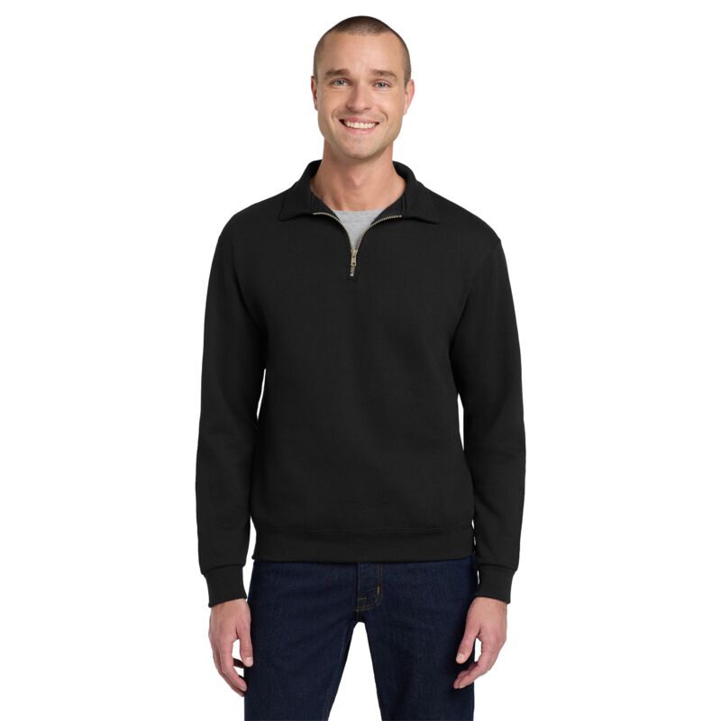 Super Sweats ® NuBlend ® 1/4 Zip Sweatshirt with Cadet Collar Thumbnail