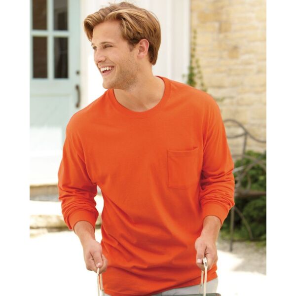Men's Authentic Long Sleeve Pocket T-Shirt Thumbnail