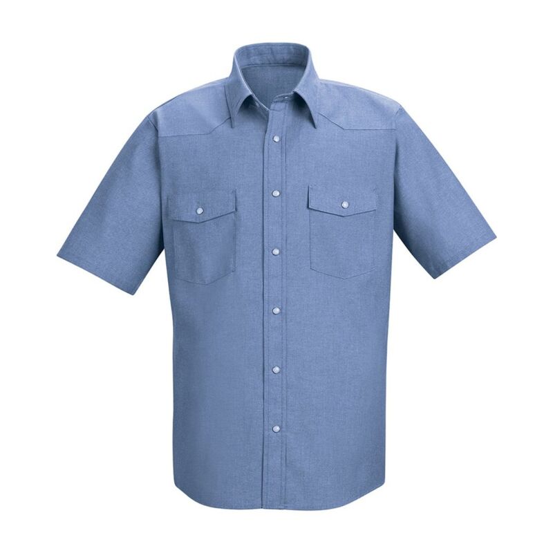 Men's Deluxe Western Style Short Sleeve Shirt Thumbnail