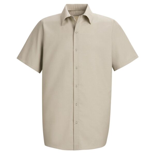 Men's Specialized Short Sleeve Pocketless Work Shirt Thumbnail