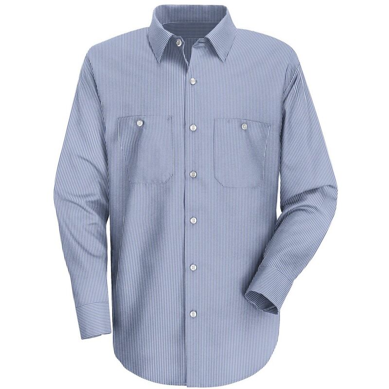 Men's Industrial Stripe Work Shirt Thumbnail