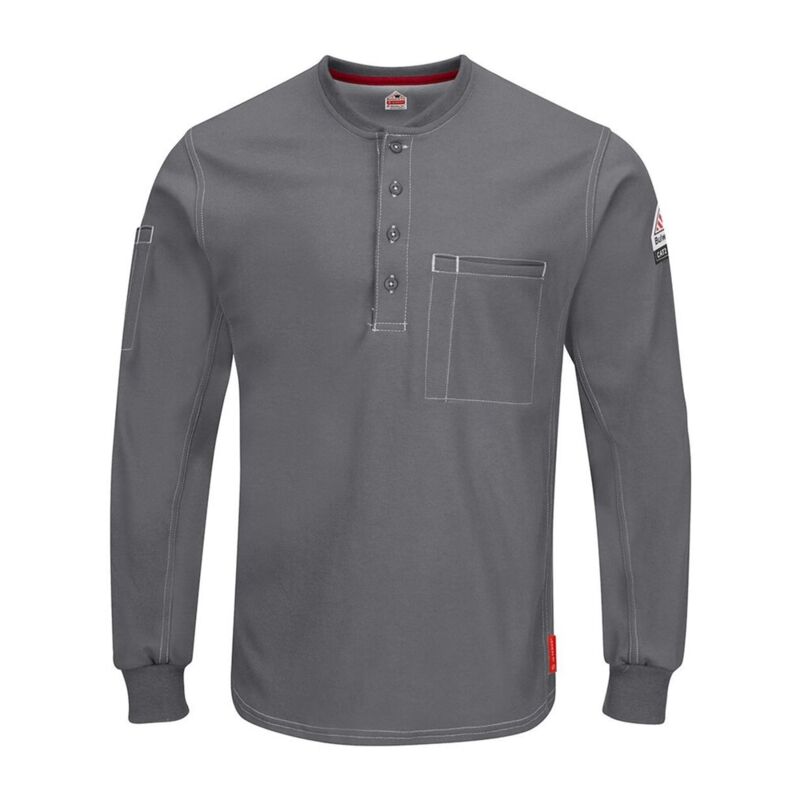 Men's Tall iQ Series® Plus Long Sleeve Henley Thumbnail