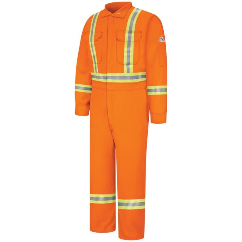 Men's Premium Coverall with CSA Compliant Reflective Trim - EXCEL FR® ComforTouch®. Thumbnail