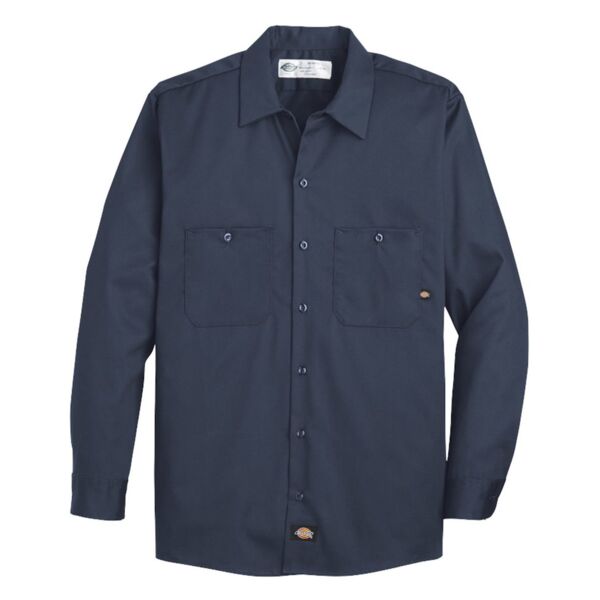 Men's Industrial Cotton Long Sleeve Work Shirt Thumbnail