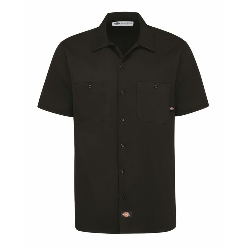 Industrial Short Sleeve Cotton Work Shirt Thumbnail