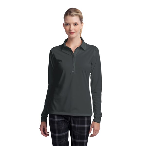 Golf Ladies Long Sleeve Dri FIT Stretch Tech Polo Thumbnail