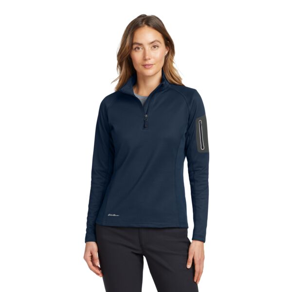 Ladies 1/2 Zip Performance Fleece Jacket Thumbnail