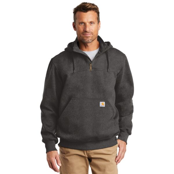 ® Rain Defender ® Paxton Heavyweight Hooded Zip Mock Sweatshirt Thumbnail