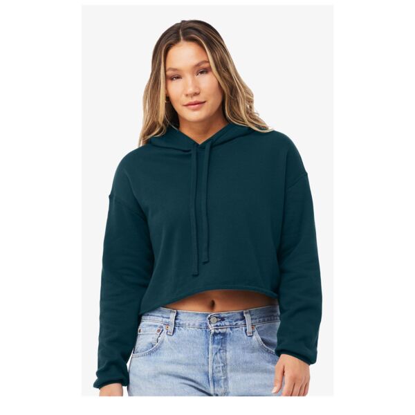 Women's Cropped Fleece Hoodie Thumbnail