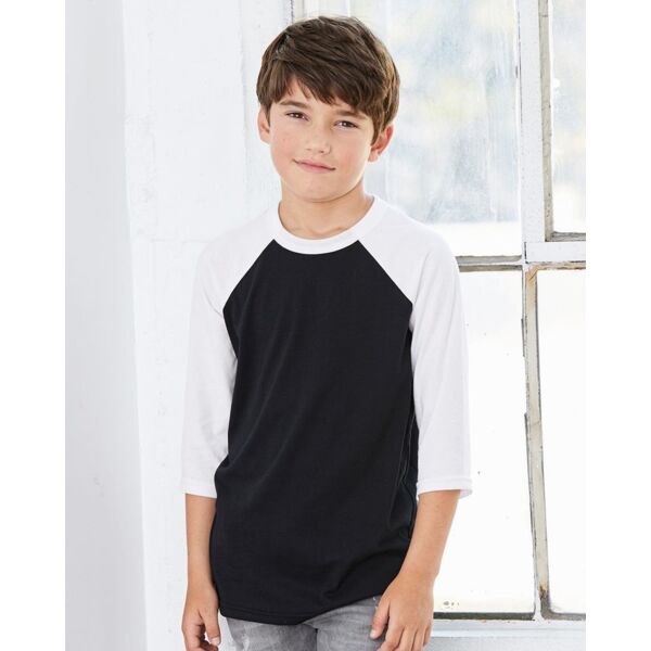 Youth Three-Quarter Sleeve Baseball Tee Thumbnail