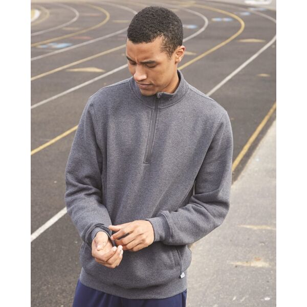 Dri Power® Quarter-Zip Cadet Collar Sweatshirt Thumbnail