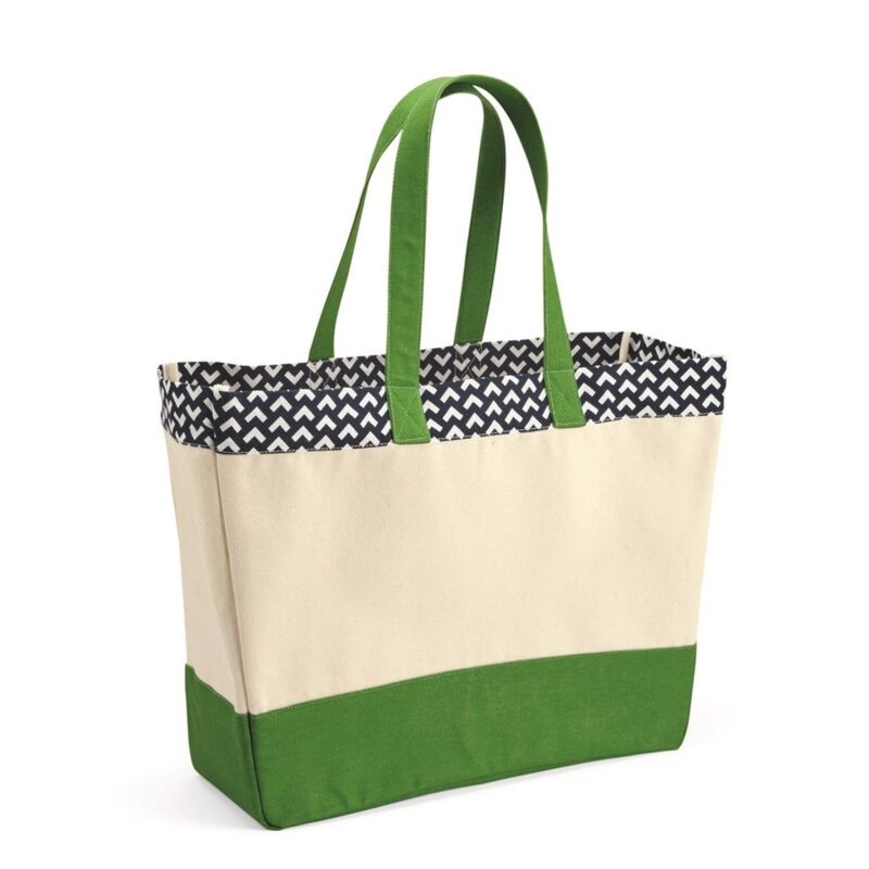 Patterned Top Beach Tote Thumbnail